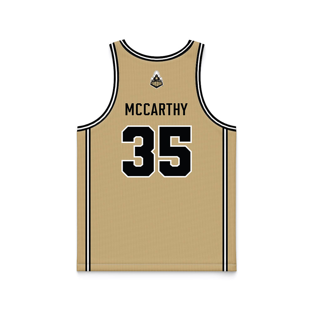 Purdue - NCAA Women's Basketball : Lana McCarthy - Gold Basketball Jersey-1