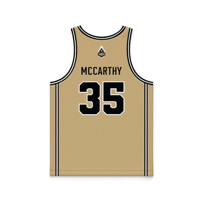 Purdue - NCAA Women's Basketball : Lana McCarthy - Gold Basketball Jersey-1