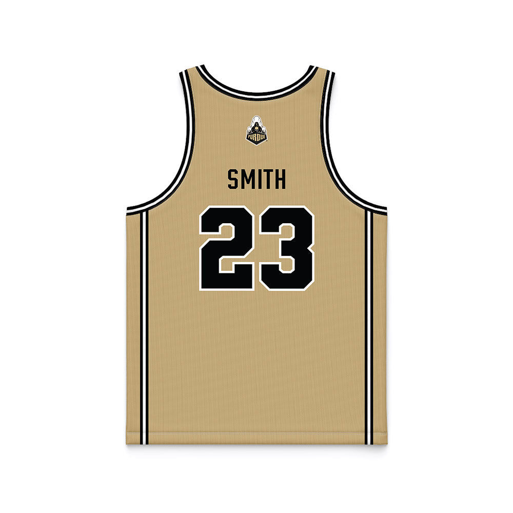 Purdue - NCAA Women's Basketball : Kiki Smith - Gold Basketball Jersey-1