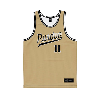 Purdue - NCAA Women's Basketball : McKenna Layden - Gold Basketball Jersey-0