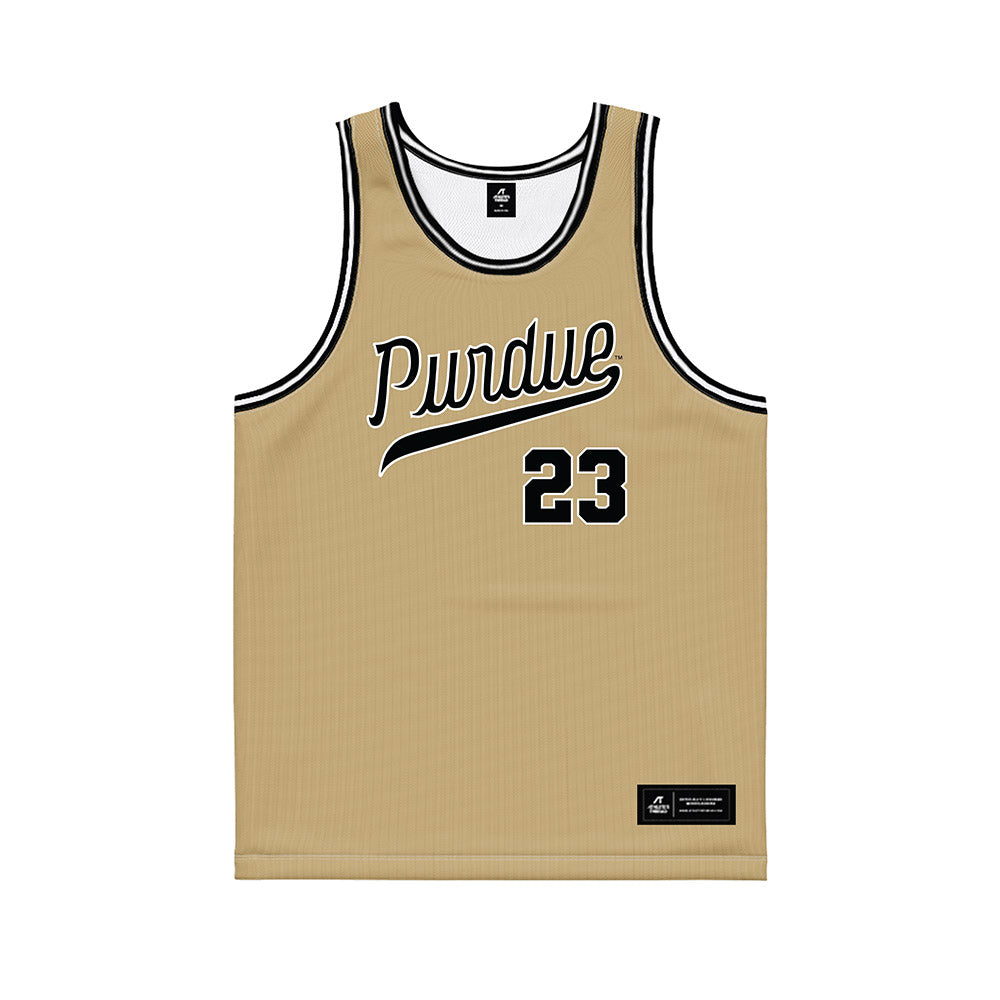 Purdue - NCAA Women's Basketball : Kiki Smith - Gold Basketball Jersey-0