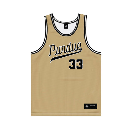 Purdue - NCAA Women's Basketball : Madison Layden-Zay - Gold Basketball Jersey-0