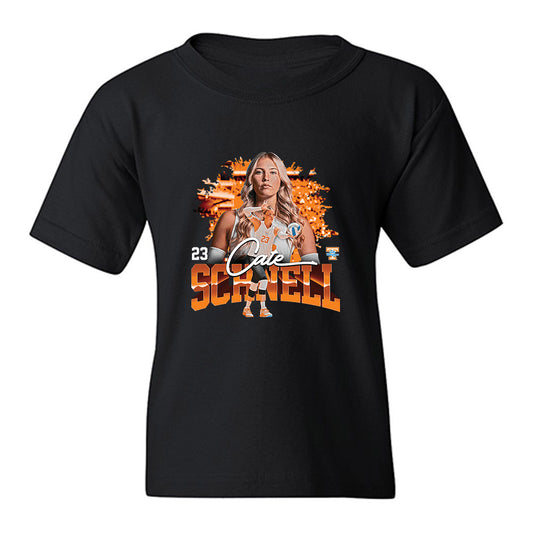 Tennessee - NCAA Women's Volleyball : Cate Schnell - Collage Youth T-Shirt-0