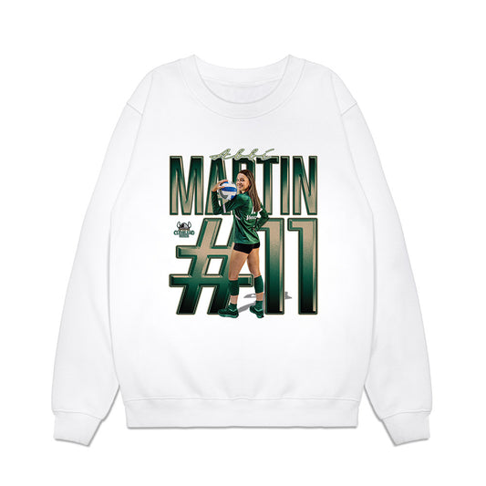 Cleveland State - NCAA Women's Volleyball : Abbi Martin - Collage Premium Crewneck Sweatshirt-0