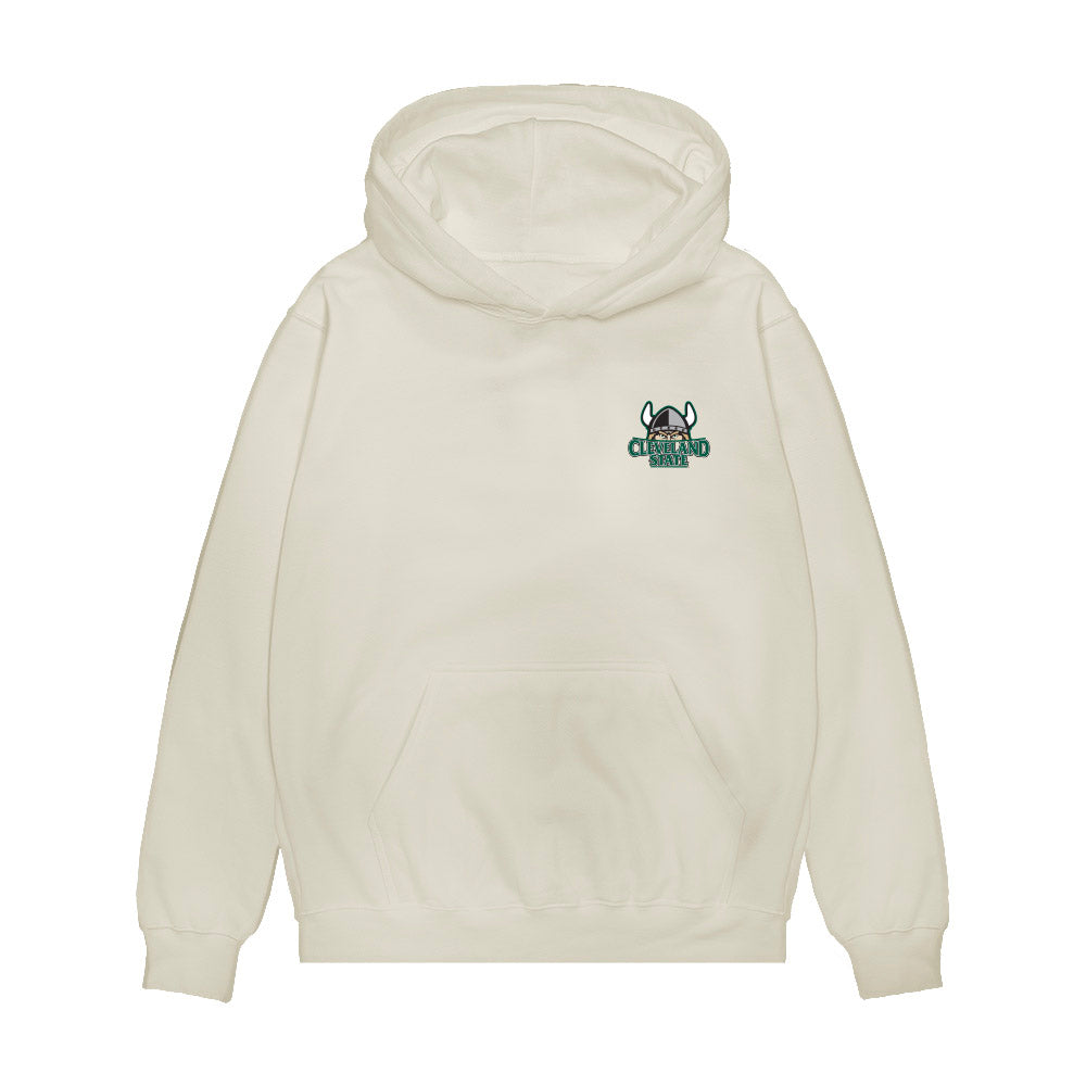 Cleveland State - NCAA Women's Volleyball : Abbi Martin - Collage Premium Hooded Sweatshirt-0