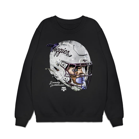 Texas A&M - NCAA Football : Scooby Williams - Game Face Premium Crewneck Sweatshirt-0