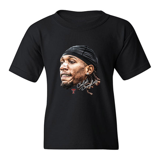 Texas Tech - NCAA Football : Caleb Douglas - Game Face Youth T-Shirt-0