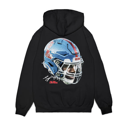 Ole Miss - NCAA Football : Suntarine Perkins - Game Face Premium Hooded Sweatshirt-1