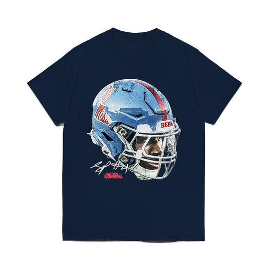 Ole Miss - NCAA Football : Suntarine Perkins - Game Face Comfort Colors T-Shirt-0