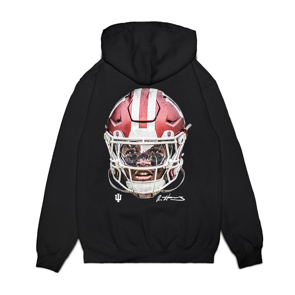 Indiana - NCAA Football : Roman Hemby - Game Face Premium Hooded Sweatshirt-1