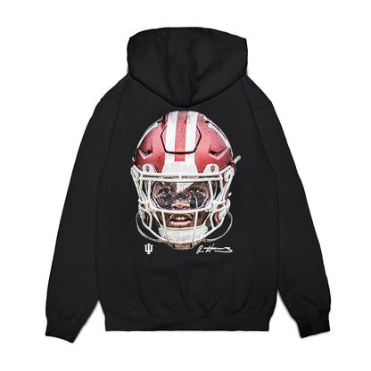 Indiana - NCAA Football : Roman Hemby - Game Face Premium Hooded Sweatshirt-1
