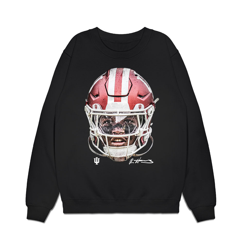 Indiana - NCAA Football : Roman Hemby - Game Face Premium Crewneck Sweatshirt-0