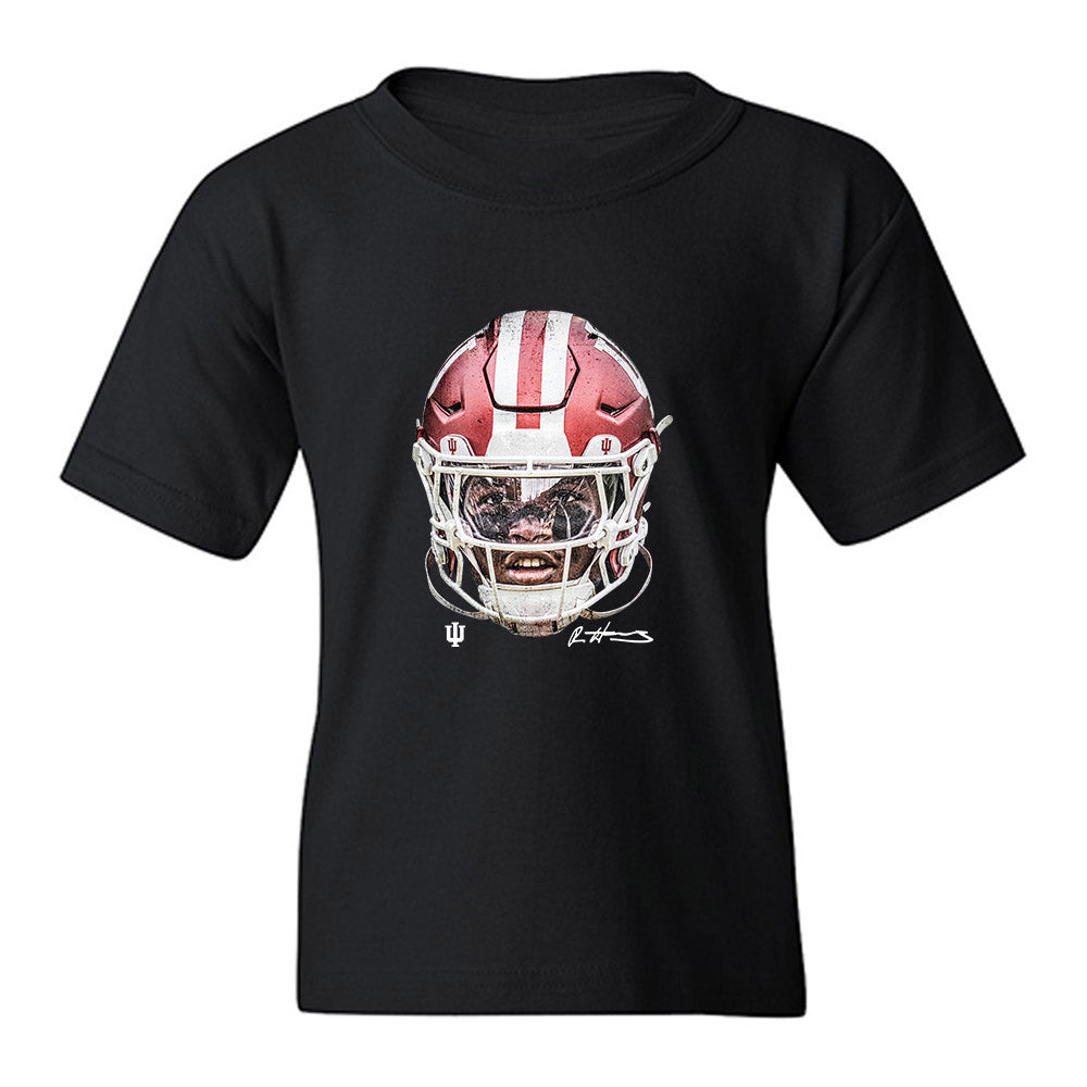 Indiana - NCAA Football : Roman Hemby - Game Face Youth T-Shirt-0
