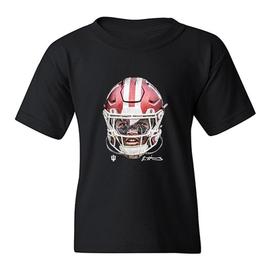 Indiana - NCAA Football : Roman Hemby - Game Face Youth T-Shirt-0