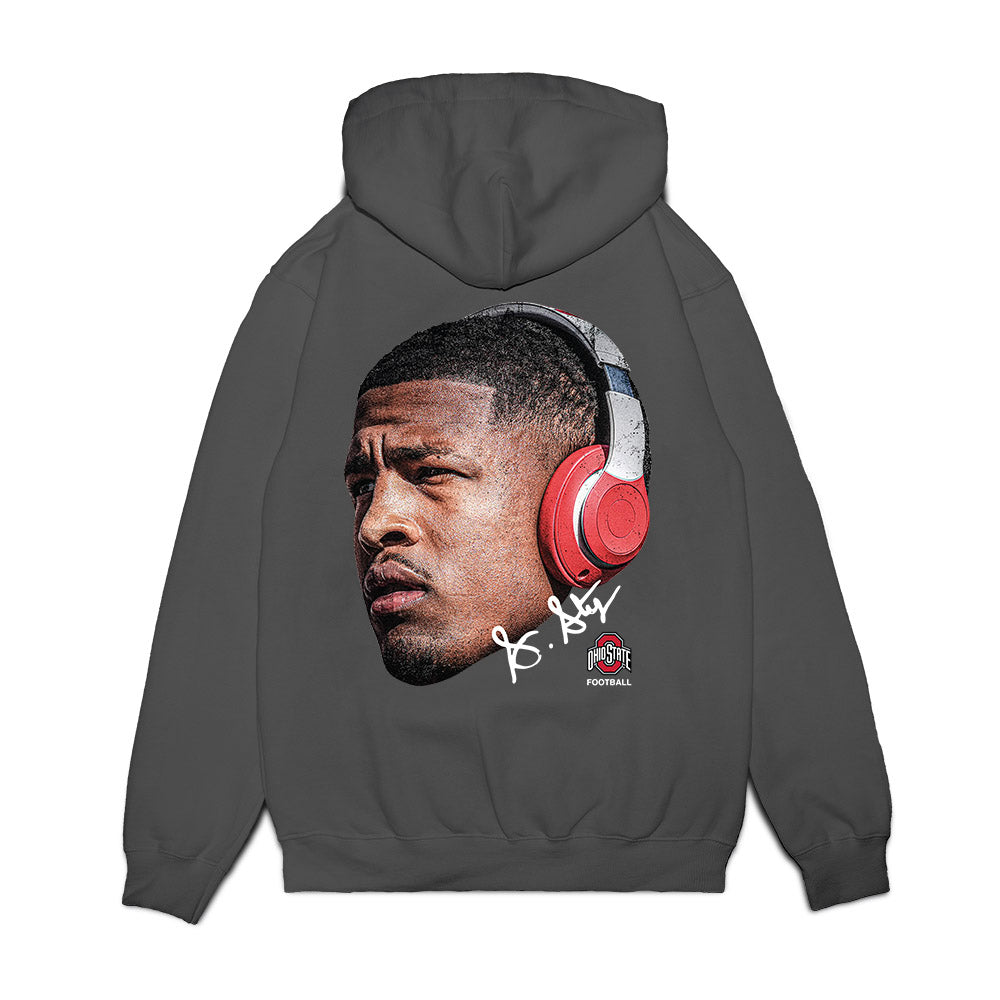 Ohio State - NCAA Football : Sonny Styles - Game Face Premium Hooded Sweatshirt-1