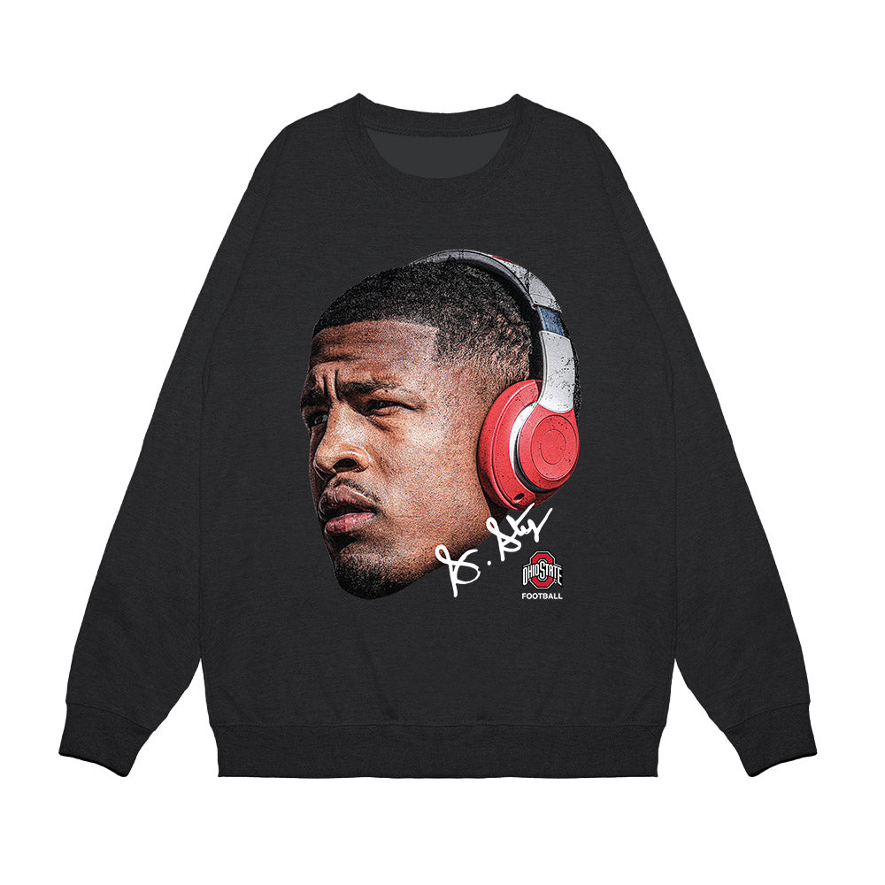Ohio State - NCAA Football : Sonny Styles - Game Face Premium Crewneck Sweatshirt-0