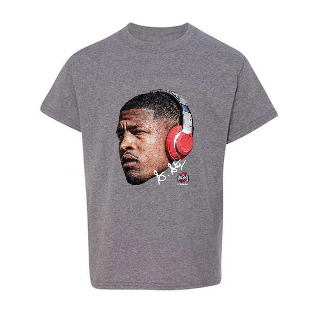 Ohio State - NCAA Football : Sonny Styles - Game Face Youth T-Shirt-0
