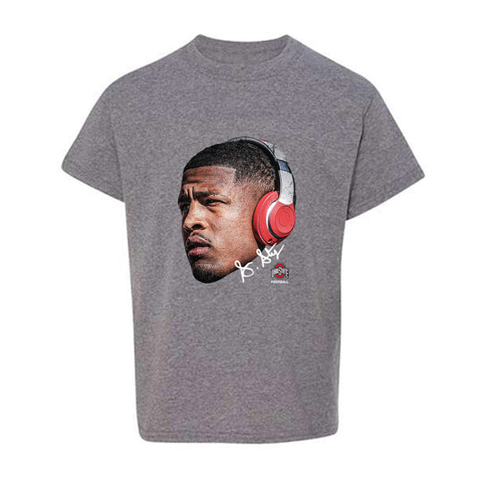 Ohio State - NCAA Football : Sonny Styles - Game Face Youth T-Shirt-0