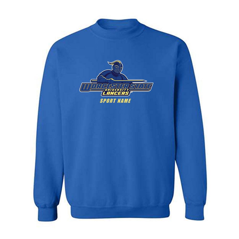 Worcester State - NCAA Men's Basketball : Dajon Burton - Classic Shersey Crewneck Sweatshirt-0
