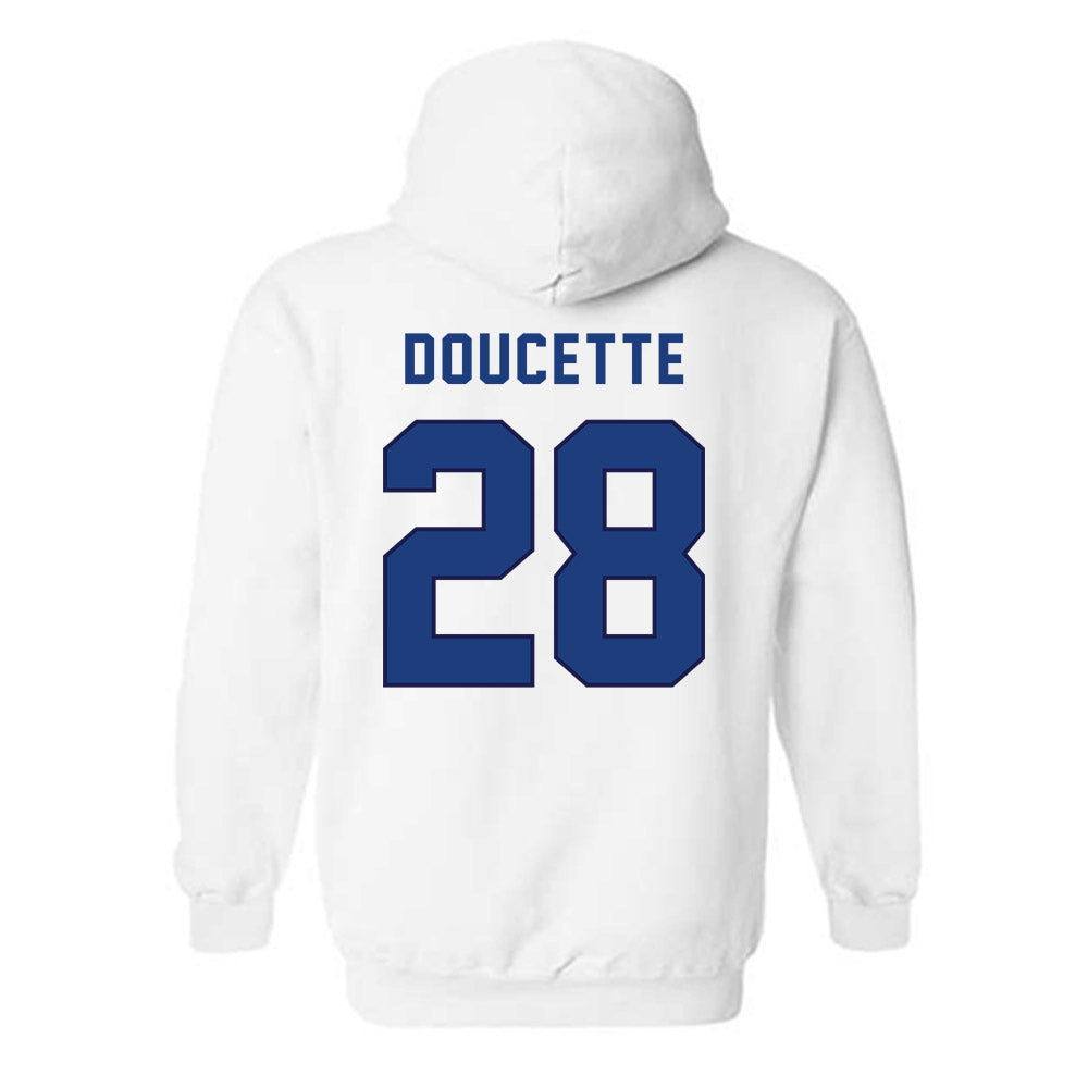 Worcester State - NCAA Football : John Doucette - Classic Shersey Hooded Sweatshirt-1
