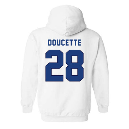 Worcester State - NCAA Football : John Doucette - Classic Shersey Hooded Sweatshirt-1