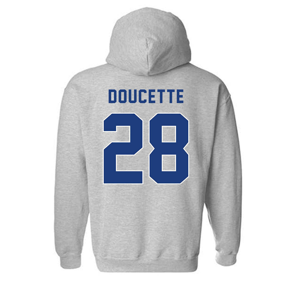 Worcester State - NCAA Football : John Doucette - Classic Shersey Hooded Sweatshirt-1