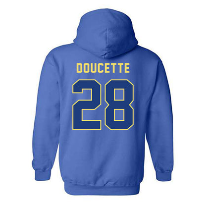 Worcester State - NCAA Football : John Doucette - Classic Shersey Hooded Sweatshirt-1