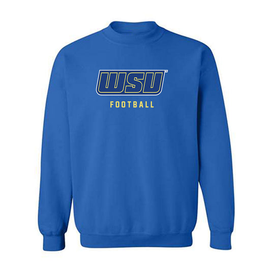Worcester State - NCAA Football : John Doucette - Classic Shersey Crewneck Sweatshirt-0