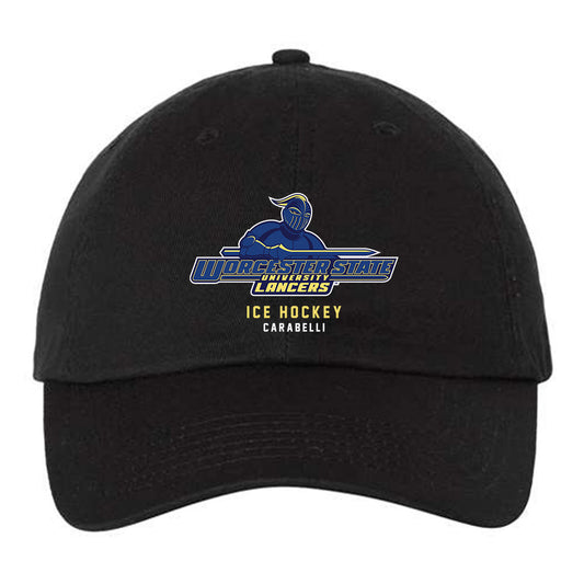 Worcester State - NCAA Men's Ice Hockey : Salvatore Carabelli - Dad Hat-0