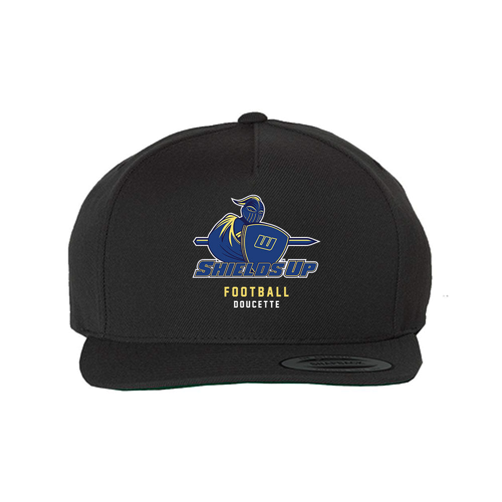Worcester State - NCAA Football : John Doucette - Snapback Hat-0