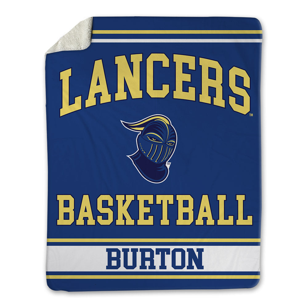 Worcester State - NCAA Men's Basketball : Dajon Burton - Blanket-0