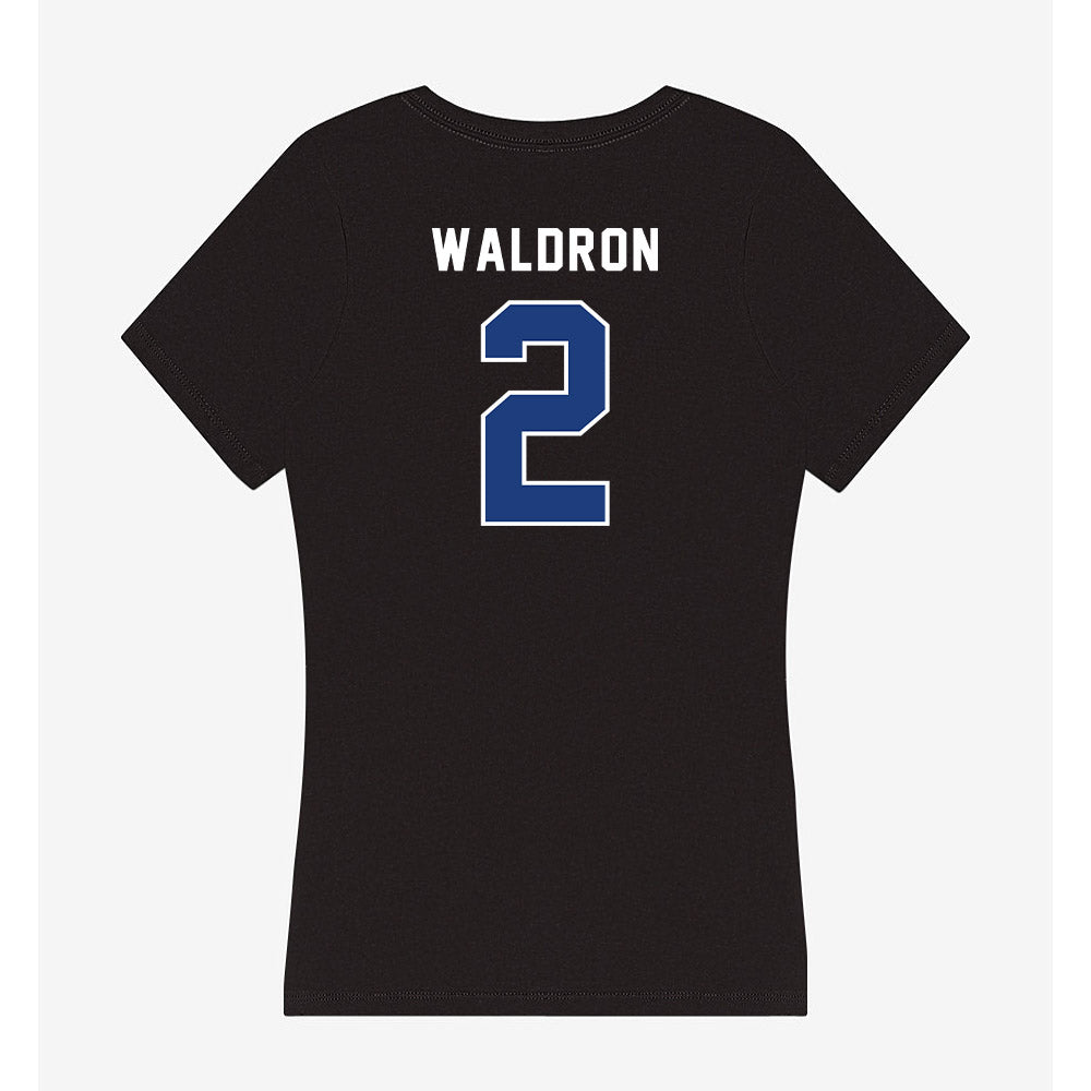 Worcester State - NCAA Women's Basketball : Lena Waldron - Classic Shersey Women's V-Neck T-Shirt-1