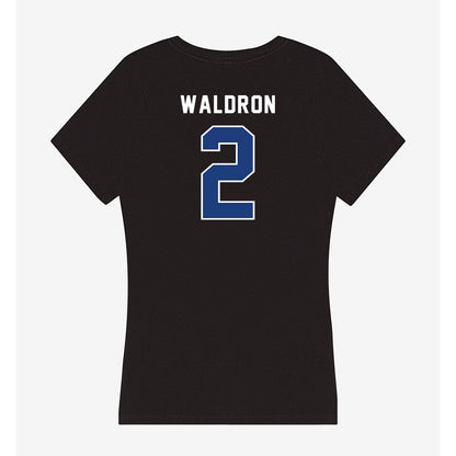 Worcester State - NCAA Women's Basketball : Lena Waldron - Classic Shersey Women's V-Neck T-Shirt-1