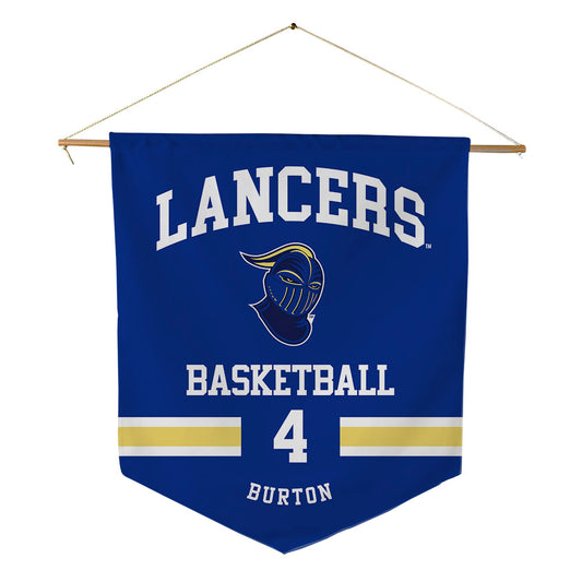Worcester State - NCAA Men's Basketball : Dajon Burton - Pennant - 18" x 21"-0