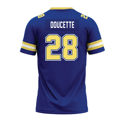 Worcester State - NCAA Football : John Doucette - Blue Premium Football Jersey-1
