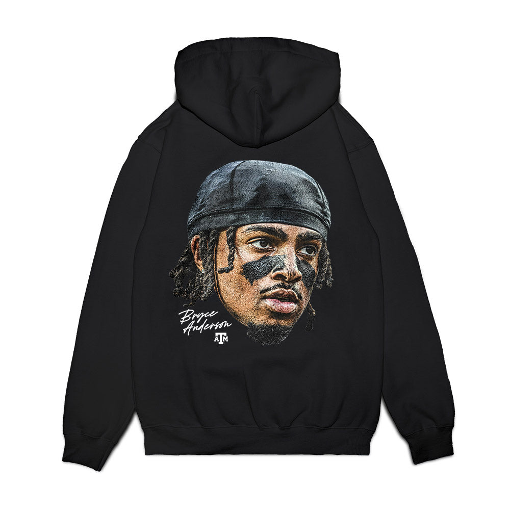 Texas A&M - NCAA Football : Bryce Anderson - GameFace Premium Hooded Sweatshirt-1