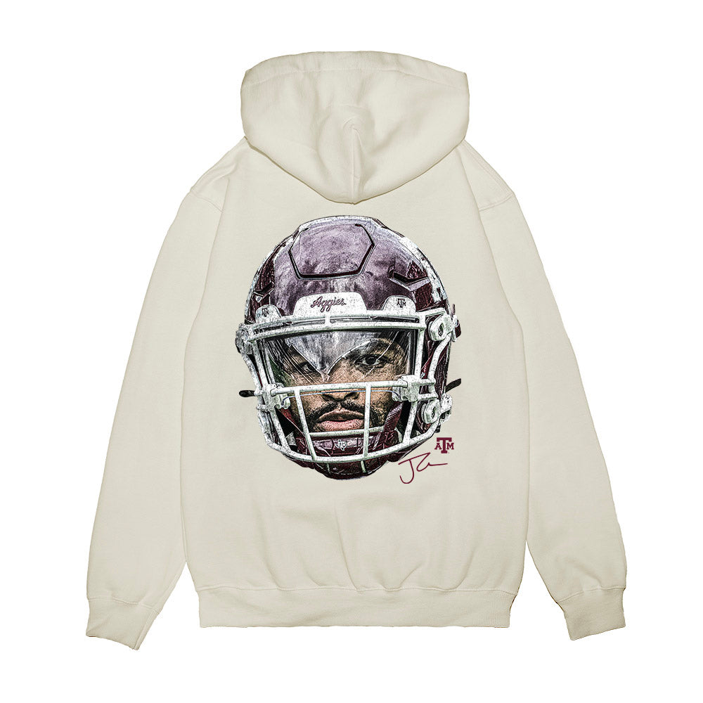 Texas A&M - NCAA Football : Jacob Zeno - Premium Hooded Sweatshirt-1