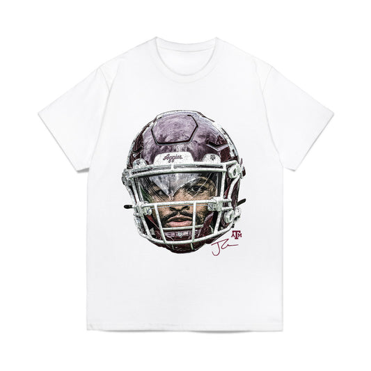 Texas A&M - NCAA Football : Jacob Zeno - Game Face Comfort Colors T-Shirt-0