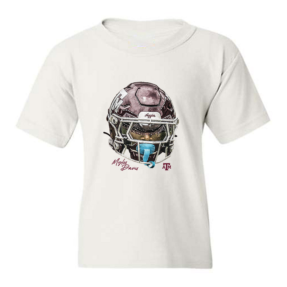 Texas A&M - NCAA Football : Myles Davis - Game Face Youth T-Shirt-0