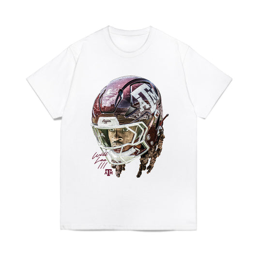 Texas A&M - NCAA Football : Will Lee III - GameFace Comfort Colors T-Shirt-0