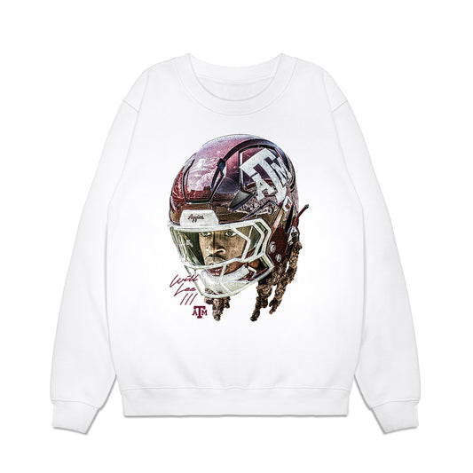 Texas A&M - NCAA Football : Will Lee III - GameFace Premium Crewneck Sweatshirt-0