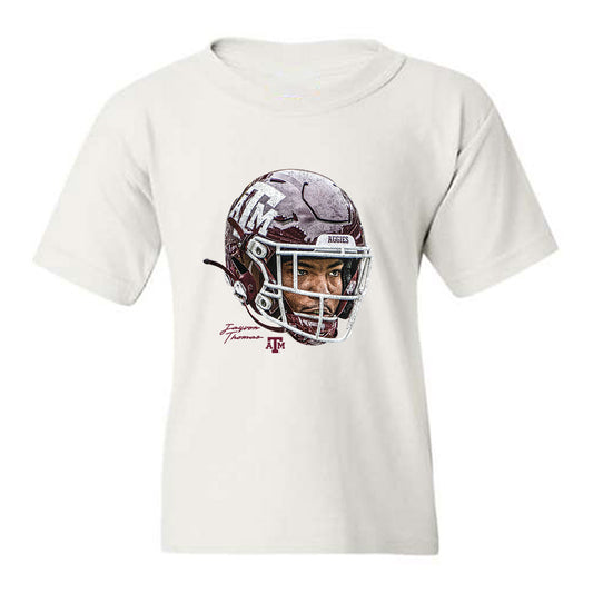 Texas A&M - NCAA Football : Jayvon Thomas - GameFace Youth T-Shirt-0