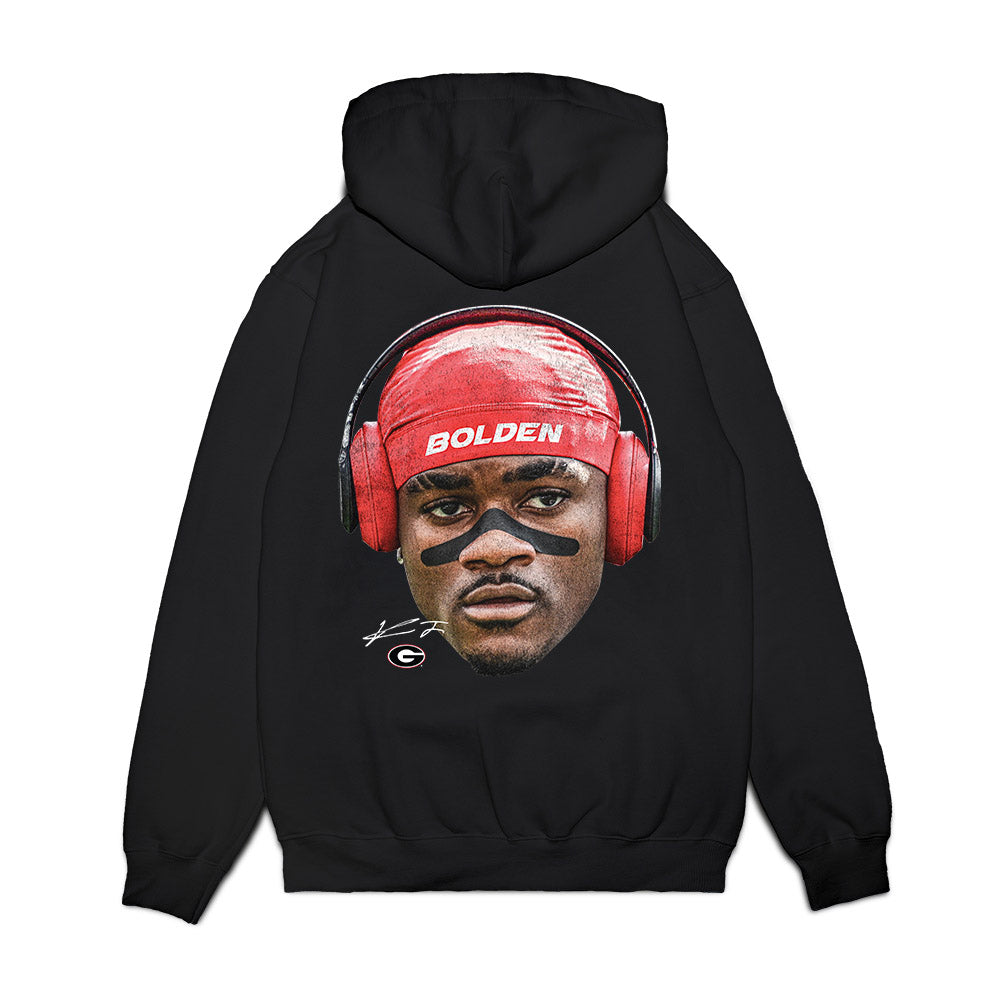 Georgia - NCAA Football : KJ Bolden - Game Face Premium Hooded Sweatshirt-1