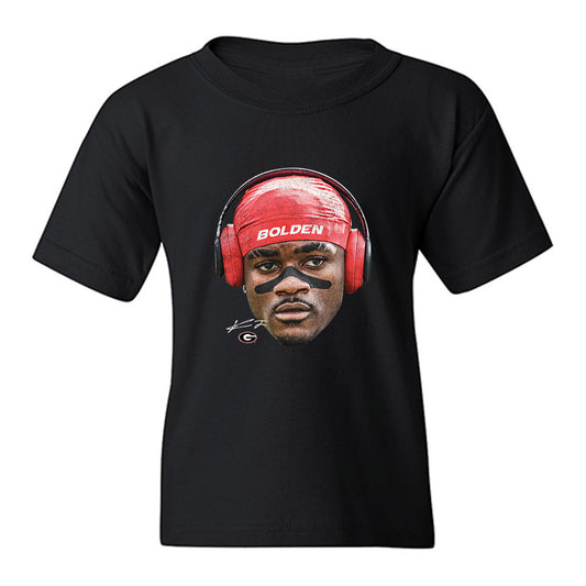 Georgia - NCAA Football : KJ Bolden - Game Face Youth T-Shirt-0