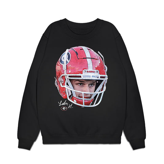Georgia - NCAA Football : London Humphreys - Game Face Premium Crewneck Sweatshirt-0