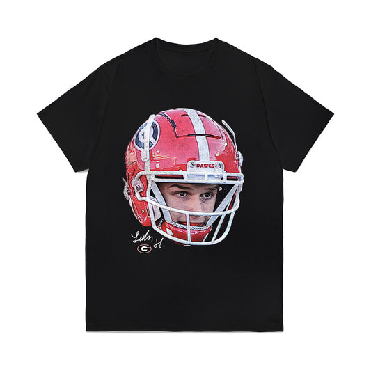 Georgia - NCAA Football : London Humphreys - Game Face Comfort Colors T-Shirt-0