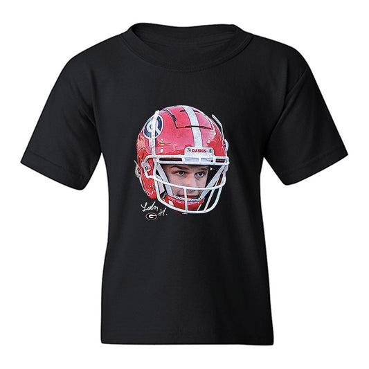 Georgia - NCAA Football : London Humphreys - Game Face Youth T-Shirt-0