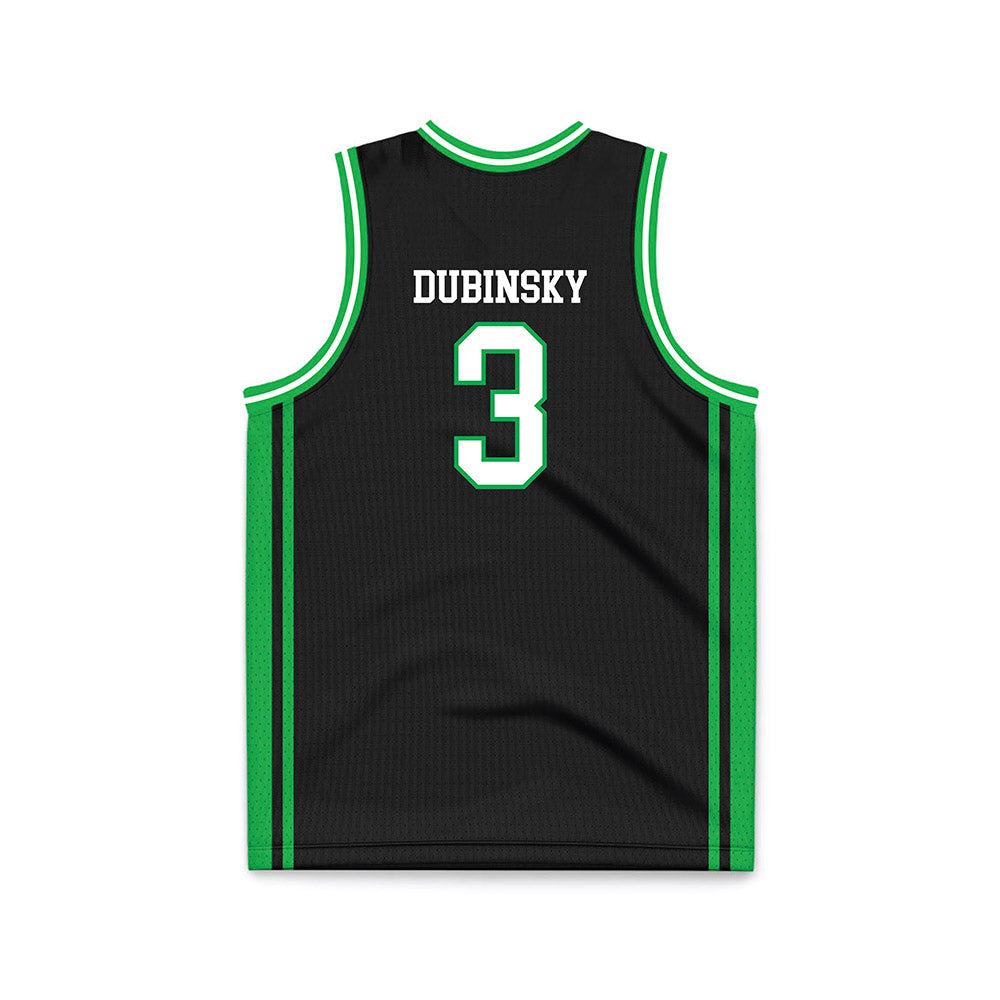 Marshall - NCAA Men's Basketball : Wilson Dubinsky - Black Basketball Jersey-1