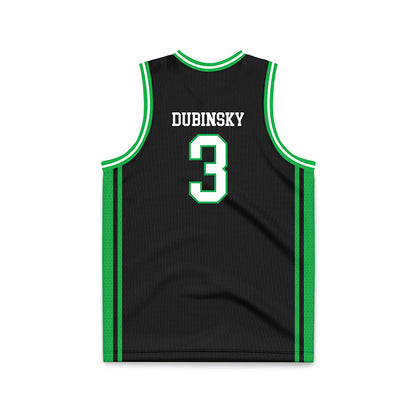 Marshall - NCAA Men's Basketball : Wilson Dubinsky - Black Basketball Jersey-1