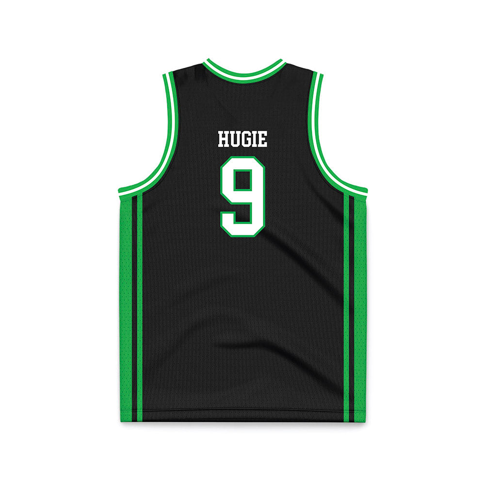 Marshall - NCAA Men's Basketball : Shamarrie Hugie - Black Basketball Jersey-1